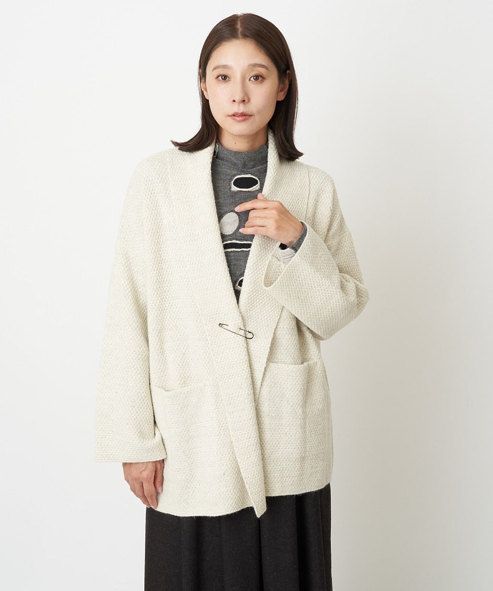 NGSAV41330 GIANNI LO GIUDICE ツイディーカノコニットコーディガン