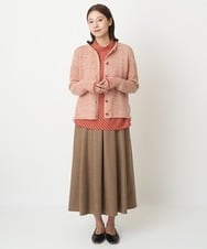 NGSAV50270 GIANNI LO GIUDICE(ジャンニ ロ ジュディチェ) [日本製]シーレニットカーディガン レッド
