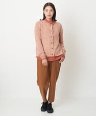 NGSAV50270 GIANNI LO GIUDICE(ジャンニ ロ ジュディチェ) [日本製]シーレニットカーディガン レッド