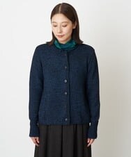 NGSAV50270 GIANNI LO GIUDICE(ジャンニ ロ ジュディチェ) [日本製]シーレニットカーディガン ネイビー