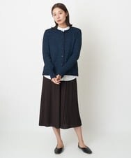 NGSAV50270 GIANNI LO GIUDICE(ジャンニ ロ ジュディチェ) [日本製]シーレニットカーディガン ネイビー