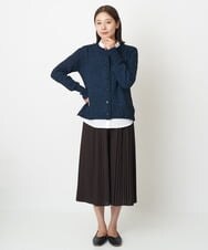 NGSAV50270 GIANNI LO GIUDICE(ジャンニ ロ ジュディチェ) [日本製]シーレニットカーディガン ネイビー