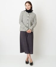 NGSAV50270 GIANNI LO GIUDICE(ジャンニ ロ ジュディチェ) [日本製]シーレニットカーディガン ライトグレー