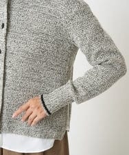 NGSAV50270 GIANNI LO GIUDICE(ジャンニ ロ ジュディチェ) [日本製]シーレニットカーディガン ライトグレー