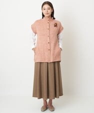 NGSAV51270 GIANNI LO GIUDICE(ジャンニ ロ ジュディチェ) [日本製]シーレロングニットジレ レッド