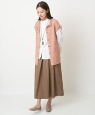 NGSAV51270 GIANNI LO GIUDICE(ジャンニ ロ ジュディチェ) [日本製]シーレロングニットジレ レッド