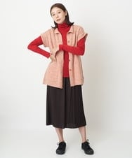 NGSAV51270 GIANNI LO GIUDICE(ジャンニ ロ ジュディチェ) [日本製]シーレロングニットジレ レッド