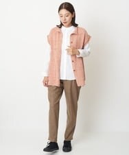 NGSAV51270 GIANNI LO GIUDICE(ジャンニ ロ ジュディチェ) [日本製]シーレロングニットジレ レッド
