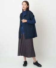 NGSAV51270 GIANNI LO GIUDICE(ジャンニ ロ ジュディチェ) [日本製]シーレロングニットジレ ネイビー