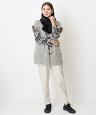 NGSAV51270 GIANNI LO GIUDICE(ジャンニ ロ ジュディチェ) [日本製]シーレロングニットジレ ライトグレー