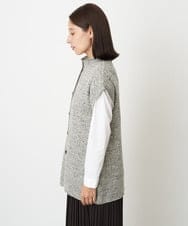 NGSAV51270 GIANNI LO GIUDICE(ジャンニ ロ ジュディチェ) [日本製]シーレロングニットジレ ライトグレー