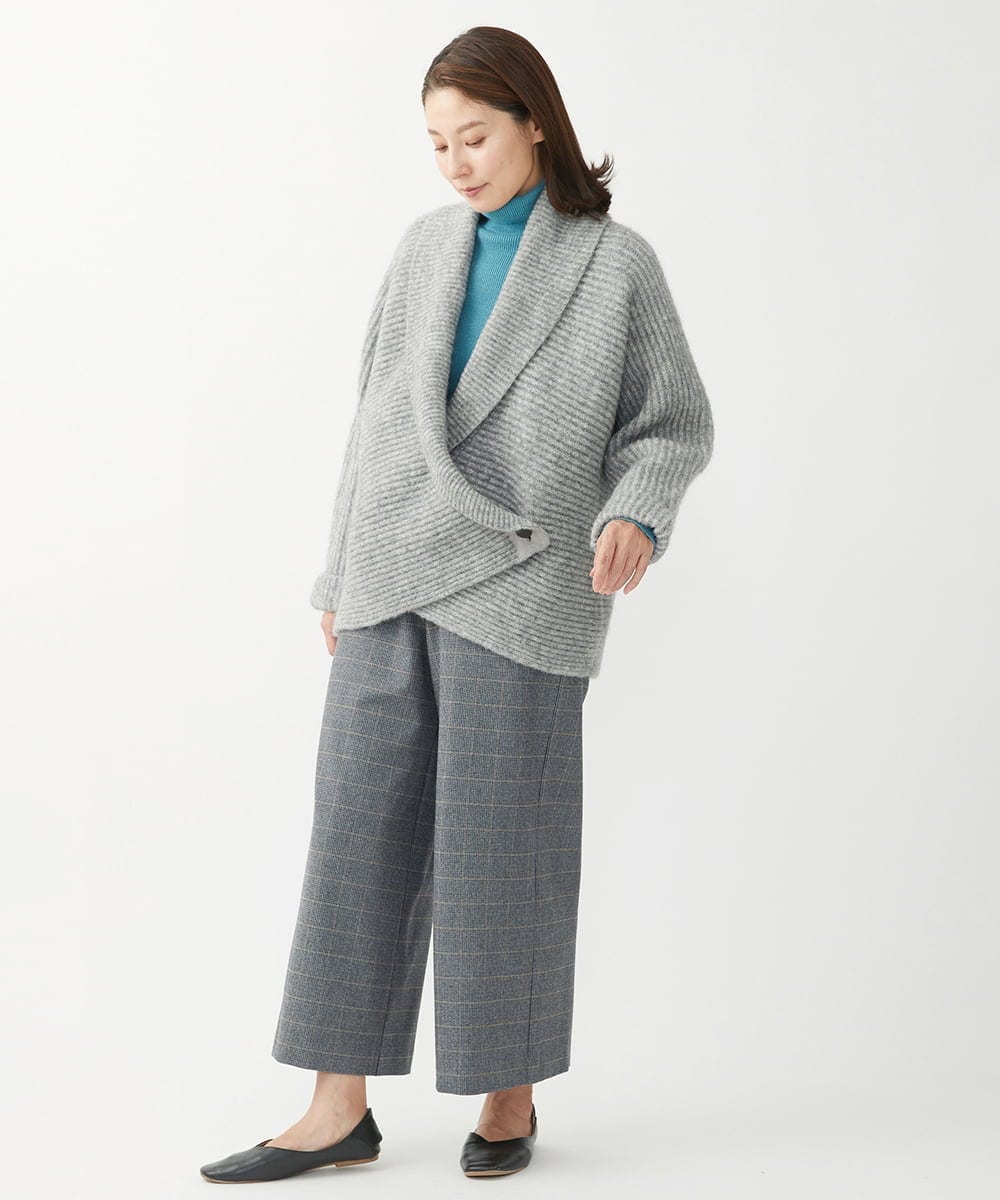 NGSAW31390 GIANNI LO GIUDICE(ジャンニ ロ ジュディチェ) VENICEモヘヤジャケット グレー