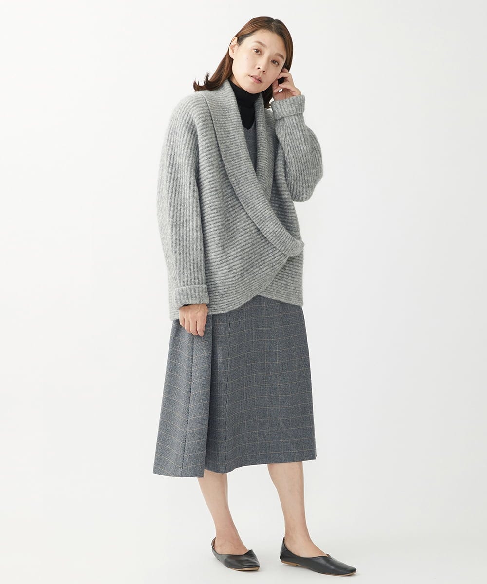 NGSAW31390 GIANNI LO GIUDICE(ジャンニ ロ ジュディチェ) VENICEモヘヤジャケット グレー