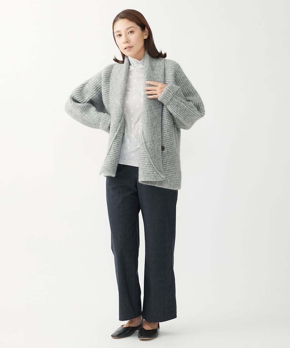 NGSAW31390 GIANNI LO GIUDICE(ジャンニ ロ ジュディチェ) VENICEモヘヤジャケット グレー