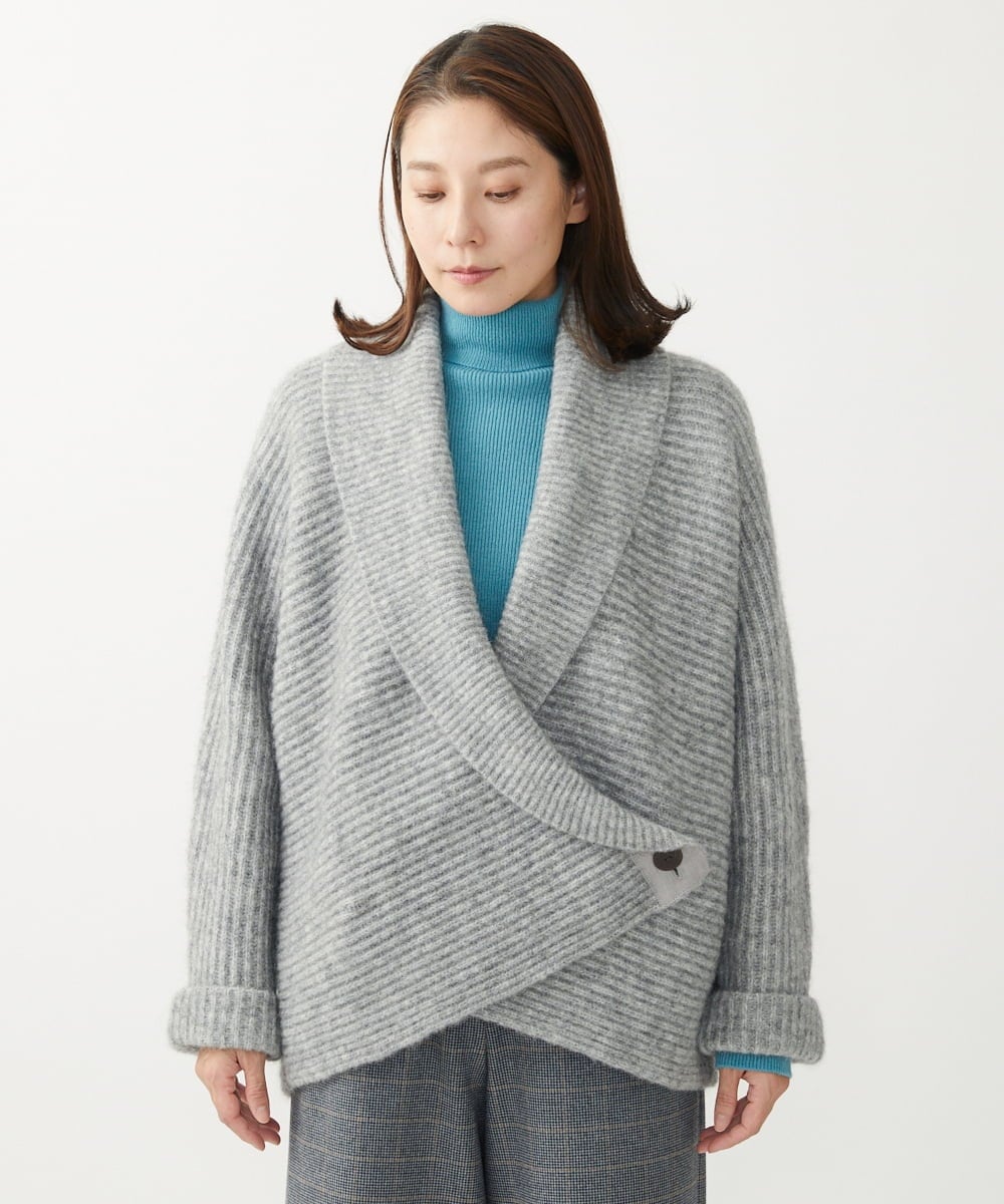 NGSAW31390 GIANNI LO GIUDICE(ジャンニ ロ ジュディチェ) VENICEモヘヤジャケット グレー