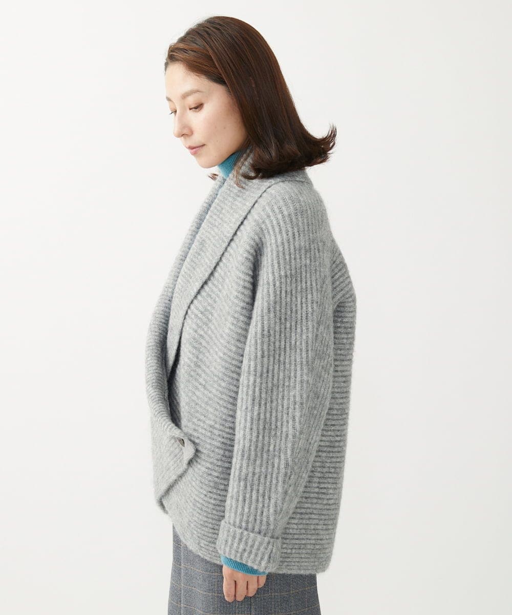 NGSAW31390 GIANNI LO GIUDICE(ジャンニ ロ ジュディチェ) VENICEモヘヤジャケット グレー