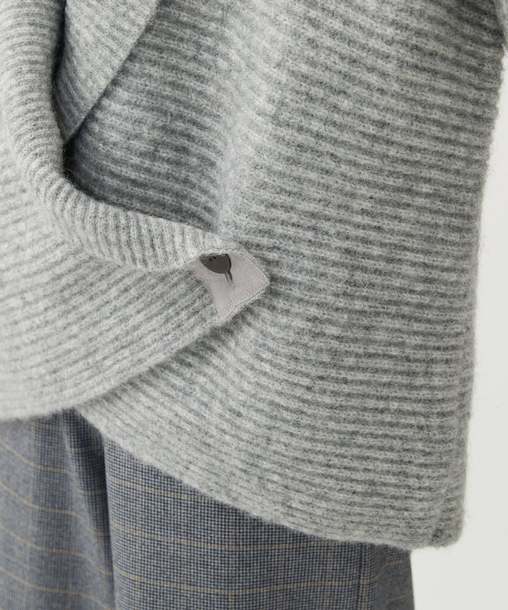 NGSAW31390 GIANNI LO GIUDICE(ジャンニ ロ ジュディチェ) VENICEモヘヤジャケット グレー