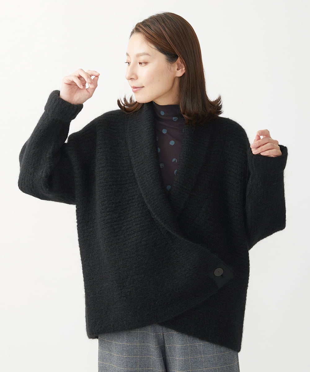 NGSAW31390 GIANNI LO GIUDICE(ジャンニ ロ ジュディチェ) VENICEモヘヤジャケット ブラック