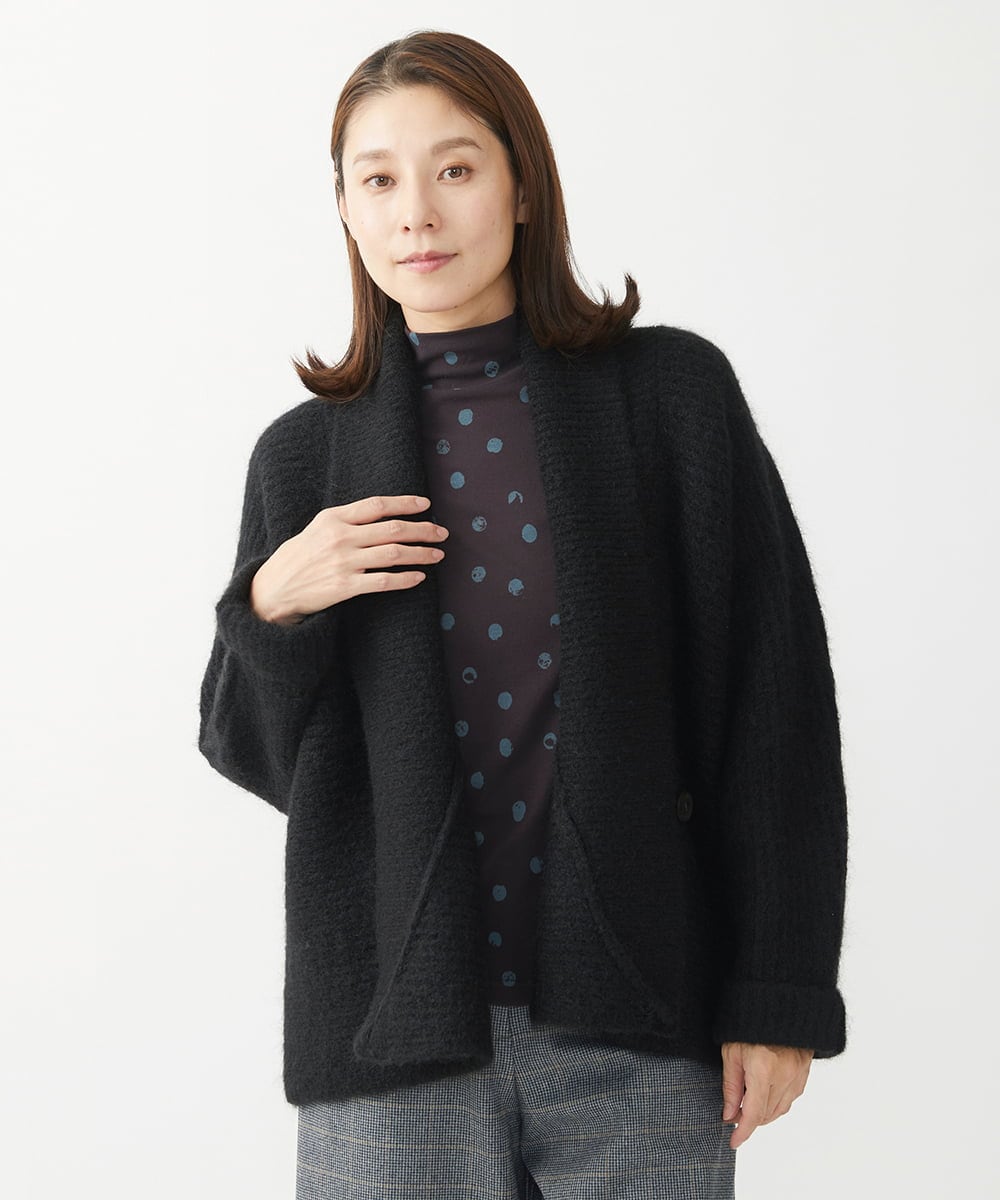 NGSAW31390 GIANNI LO GIUDICE(ジャンニ ロ ジュディチェ) VENICEモヘヤジャケット ブラック
