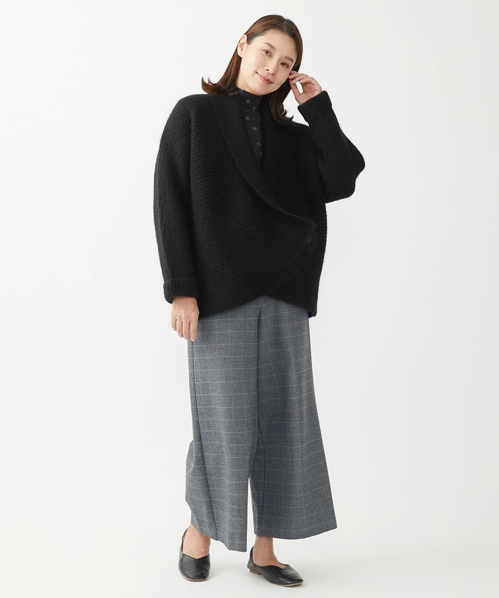 NGSAW31390 GIANNI LO GIUDICE(ジャンニ ロ ジュディチェ) VENICEモヘヤジャケット ブラック