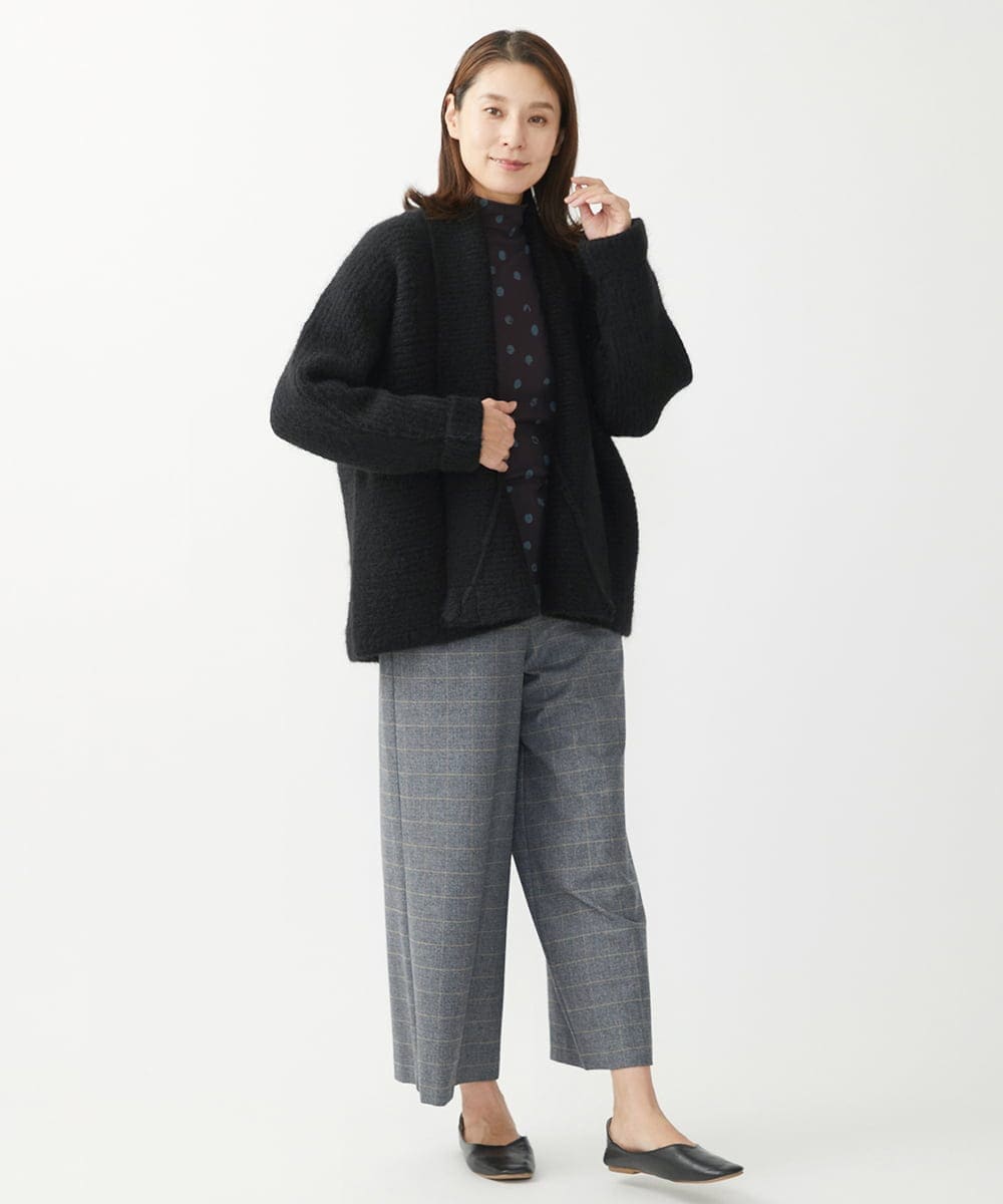 NGSAW31390 GIANNI LO GIUDICE(ジャンニ ロ ジュディチェ) VENICEモヘヤジャケット ブラック
