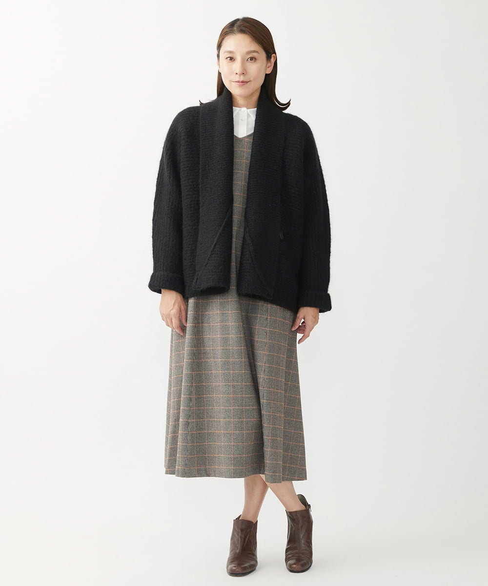 NGSAW31390 GIANNI LO GIUDICE(ジャンニ ロ ジュディチェ) VENICEモヘヤジャケット ブラック