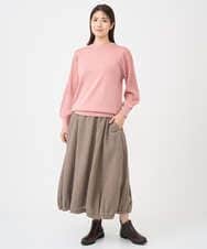 NGSCE50270 GIANNI LO GIUDICE(ジャンニ ロ ジュディチェ) [洗える]ウール混リブニットカーディガン ピンク