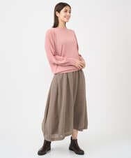 NGSCE50270 GIANNI LO GIUDICE(ジャンニ ロ ジュディチェ) [洗える]ウール混リブニットカーディガン ピンク