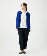 NGSED10270 GIANNI LO GIUDICE(ジャンニ ロ ジュディチェ) [洗える]ドライコットンニットカーディガン ブルー