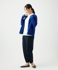 NGSED10270 GIANNI LO GIUDICE(ジャンニ ロ ジュディチェ) [洗える]ドライコットンニットカーディガン ブルー