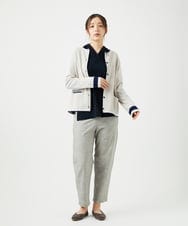 NGSED10270 GIANNI LO GIUDICE(ジャンニ ロ ジュディチェ) [洗える]ドライコットンニットカーディガン ベージュ