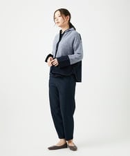 NGSEF12390 GIANNI LO GIUDICE(ジャンニ ロ ジュディチェ) 綿麻ニットジャケット ブルー