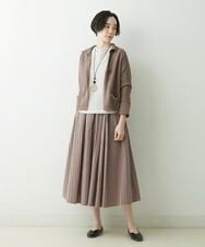 NGSET10300 GIANNI LO GIUDICE(ジャンニ ロ ジュディチェ) [洗える]綿ギマニットジャケット ブラウン