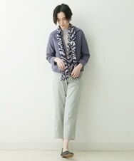 NGSET10300 GIANNI LO GIUDICE(ジャンニ ロ ジュディチェ) [洗える]綿ギマニットジャケット パープル