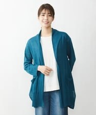 NGSET21270 GIANNI LO GIUDICE(ジャンニ ロ ジュディチェ) リネンテンジクロングニットカーディガン ライトブルー