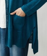 NGSET21270 GIANNI LO GIUDICE(ジャンニ ロ ジュディチェ) リネンテンジクロングニットカーディガン ライトブルー