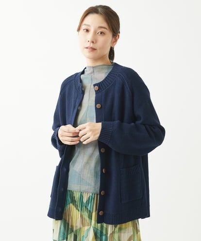 NGSEW20300 GIANNI LO GIUDICE [洗える]メンギマニットカーディガン