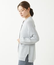 NGSEW20300 GIANNI LO GIUDICE(ジャンニ ロ ジュディチェ) [洗える]メンギマニットカーディガン グレー