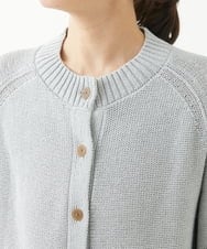 NGSEW20300 GIANNI LO GIUDICE(ジャンニ ロ ジュディチェ) [洗える]メンギマニットカーディガン グレー