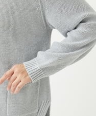 NGSEW20300 GIANNI LO GIUDICE(ジャンニ ロ ジュディチェ) [洗える]メンギマニットカーディガン グレー