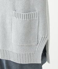 NGSEW20300 GIANNI LO GIUDICE(ジャンニ ロ ジュディチェ) [洗える]メンギマニットカーディガン グレー