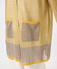 NGSGE50330 GIANNI LO GIUDICE(ジャンニ ロ ジュディチェ) [洗える]LEVITAロングカーディガン マスタード