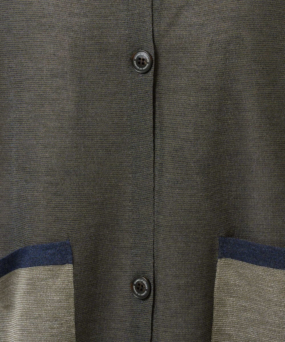 NGSGE50330 GIANNI LO GIUDICE(ジャンニ ロ ジュディチェ) [洗える]LEVITAロングカーディガン マスタード