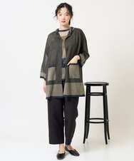 NGSGE50330 GIANNI LO GIUDICE(ジャンニ ロ ジュディチェ) [洗える]LEVITAロングカーディガン マスタード