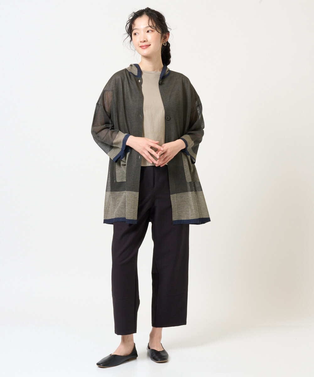 NGSGE50330 GIANNI LO GIUDICE(ジャンニ ロ ジュディチェ) [洗える]LEVITAロングカーディガン マスタード