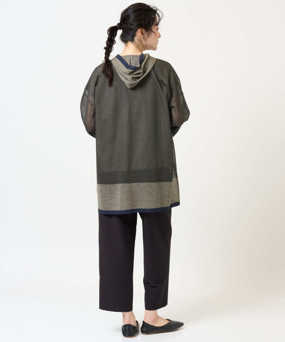 NGSGE50330 GIANNI LO GIUDICE(ジャンニ ロ ジュディチェ) [洗える]LEVITAロングカーディガン マスタード