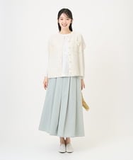 NGSGF41230 GIANNI LO GIUDICE(ジャンニ ロ ジュディチェ) ペーパーヤーン鹿の子ニットベスト イエロー