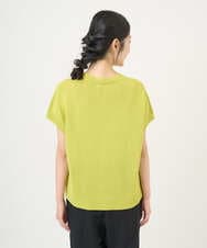 NGSGF41230 GIANNI LO GIUDICE(ジャンニ ロ ジュディチェ) ペーパーヤーン鹿の子ニットベスト イエロー