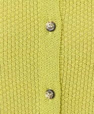 NGSGF41230 GIANNI LO GIUDICE(ジャンニ ロ ジュディチェ) ペーパーヤーン鹿の子ニットベスト イエロー