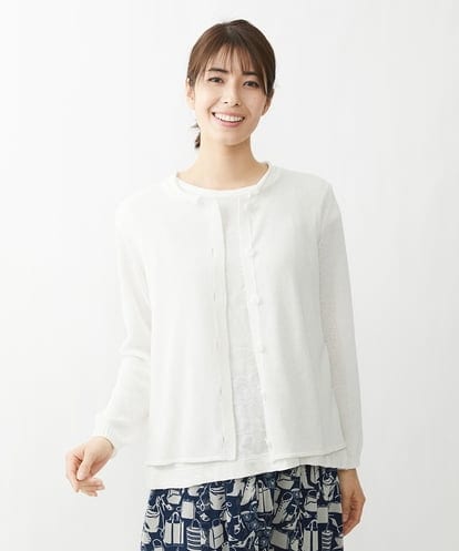 NGSGT30290 GIANNI LO GIUDICE [洗える・日本製]ニットカーディガン